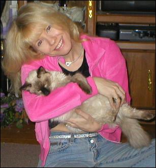 Me and Creamy...Creamy sick with FIP